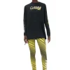 Flash Sale GANNI Active-Netz-Langarmshirt Mit Lagenlook Black