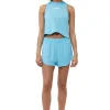 Store GANNI Active-Netz-Shorts Ethereal Blue