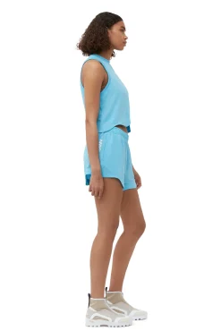 Store GANNI Active-Netz-Shorts Ethereal Blue
