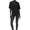 Sale GANNI Active-Netz-T-Shirt Black