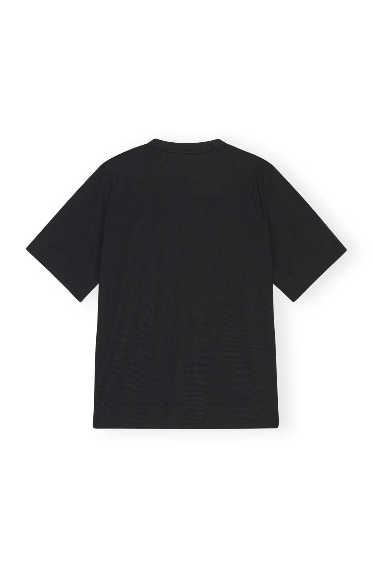 Sale GANNI Active-Netz-T-Shirt Black