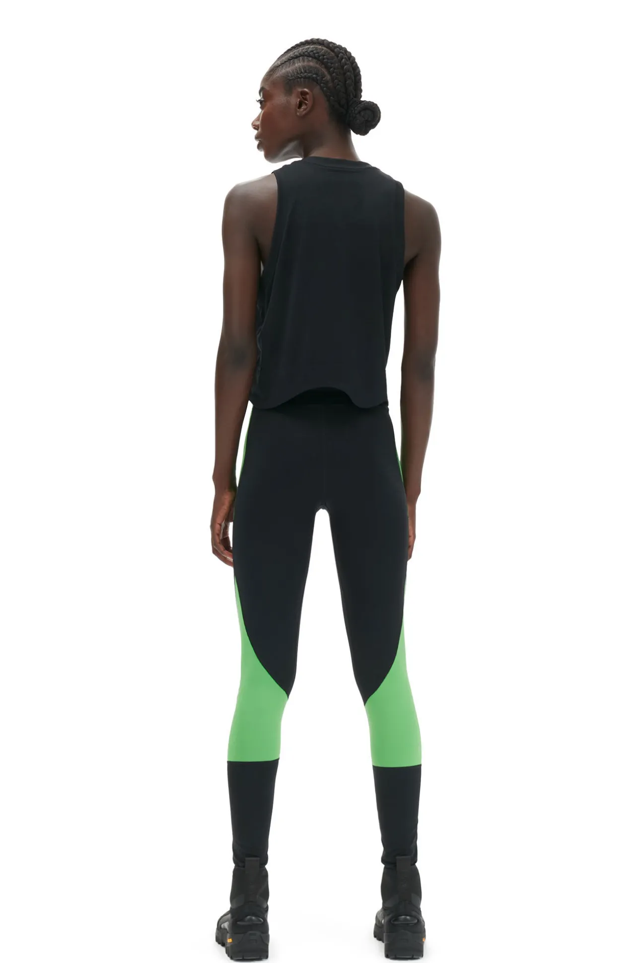 Discount GANNI Aktive-Netz-Top Black