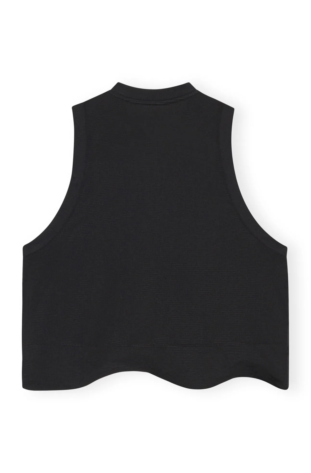 Discount GANNI Aktive-Netz-Top Black