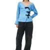 Discount GANNI Angi-Jeans Washed Black/Black