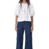 Sale GANNI Angi-Jeans Aus Gewaschenem Denim Rinse