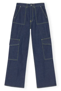 Sale GANNI Angi-Jeans Aus Gewaschenem Denim Rinse