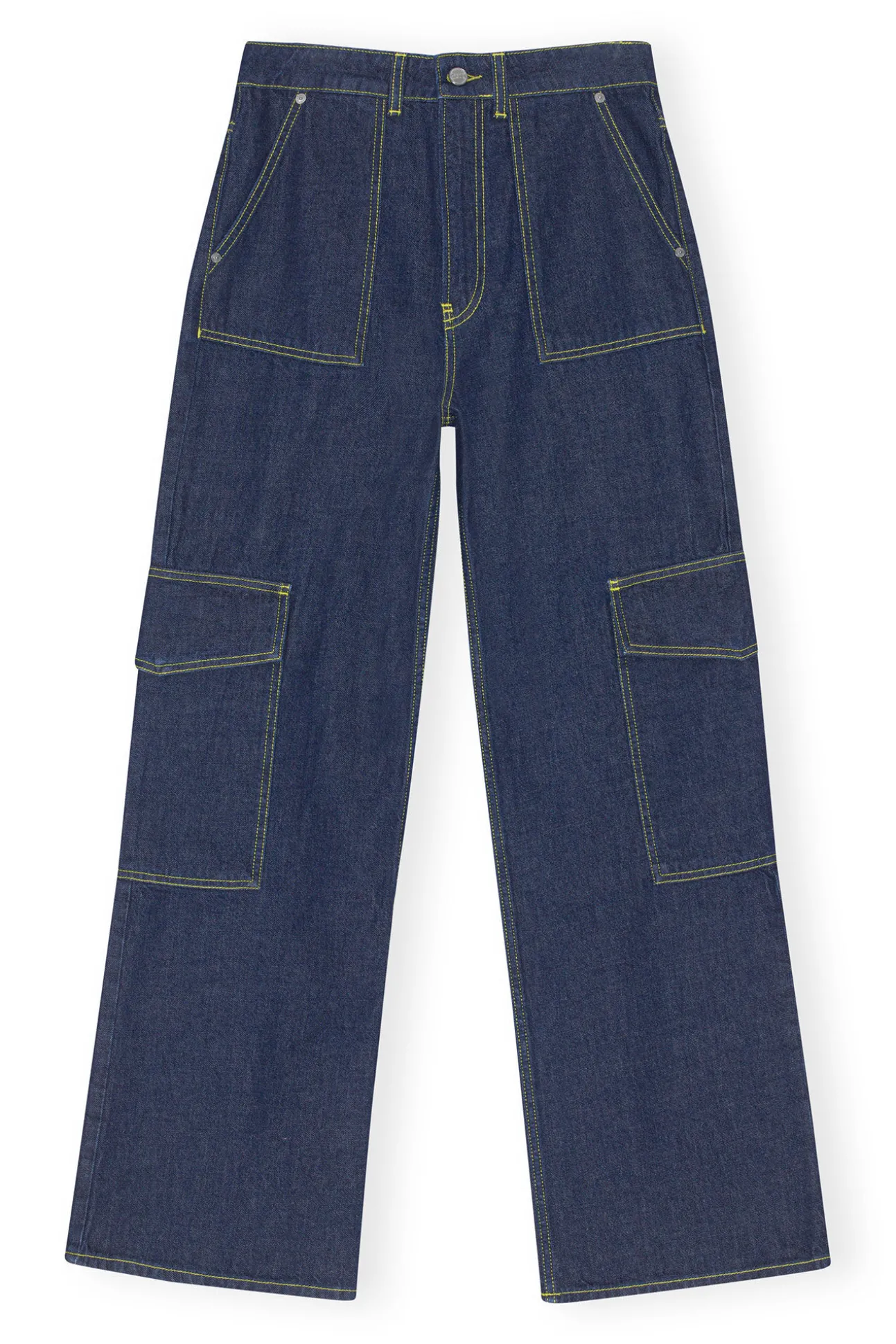 Sale GANNI Angi-Jeans Aus Gewaschenem Denim Rinse