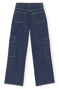 Sale GANNI Angi-Jeans Aus Gewaschenem Denim Rinse