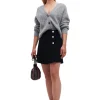 Cheap GANNI Anzug-Minirock Aus Recyceltem Polyester Black