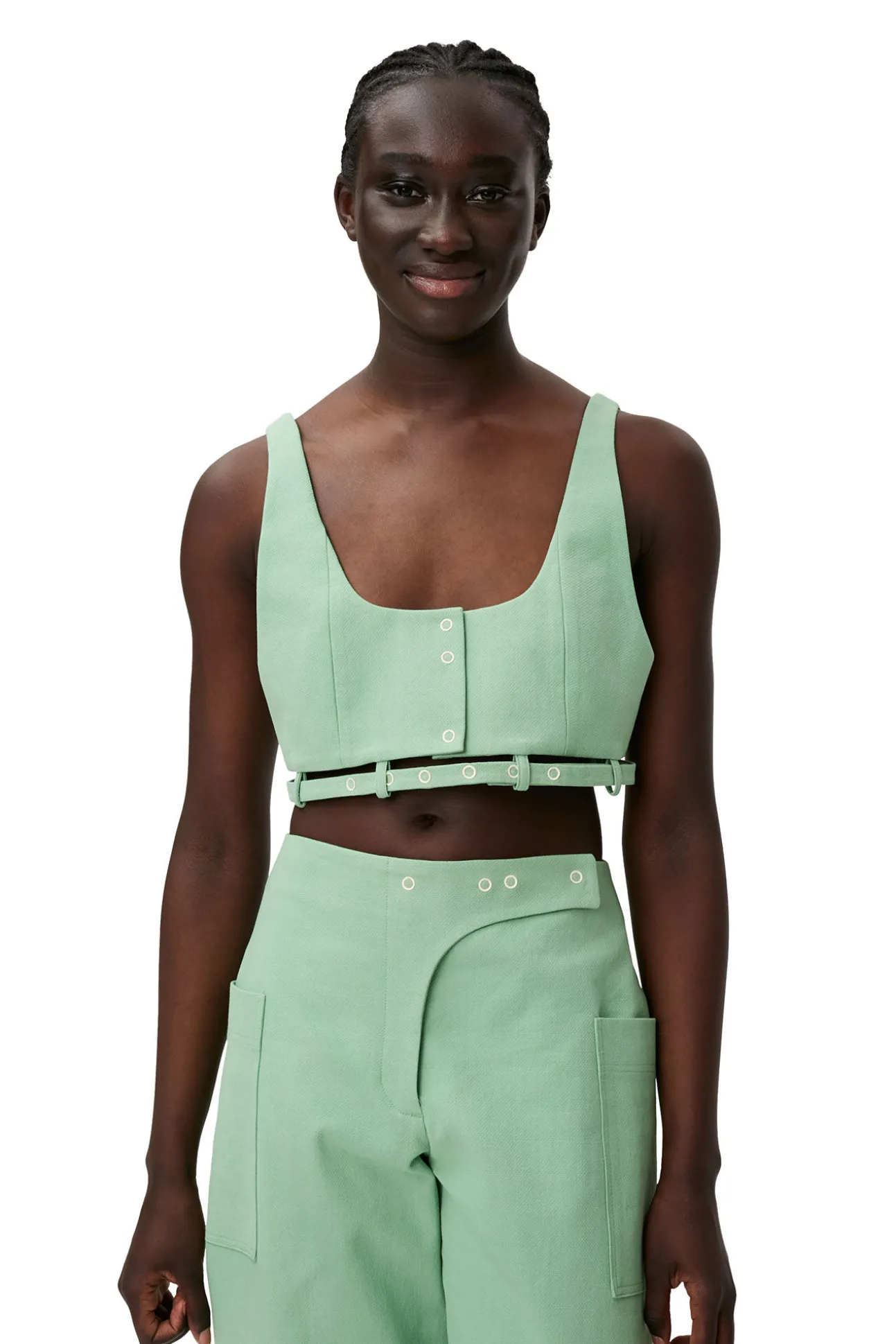 Flash Sale GANNI Anzugoberteil Aus Baumwolle Peapod