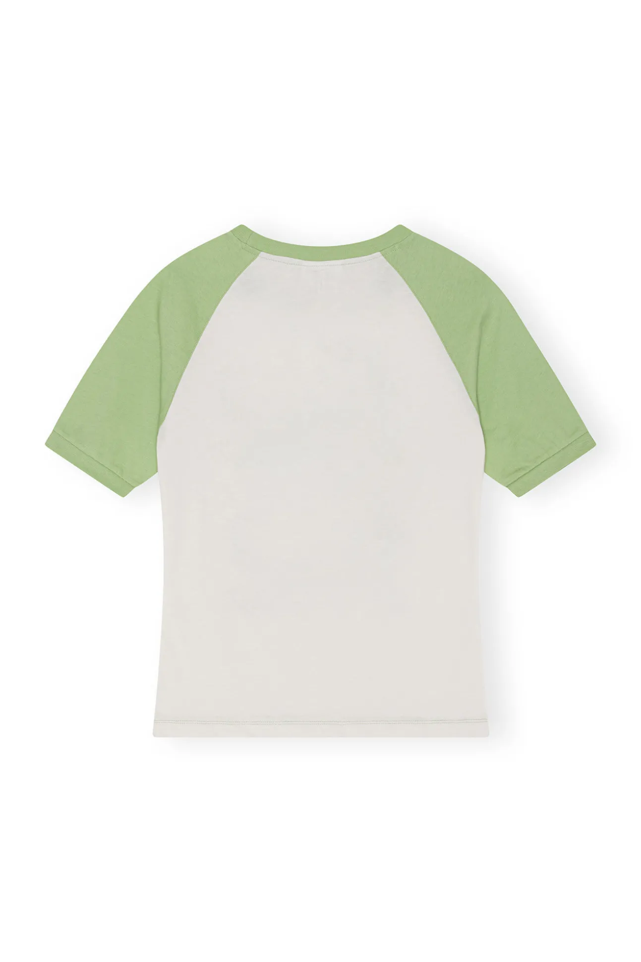 Store GANNI Apple- Raglan-T-Shirt Egret