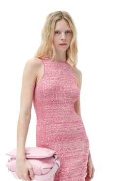 Best Sale GANNI Armelloses Melange-Kleid Love Potion