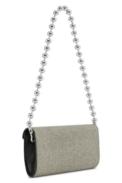 Fashion GANNI Banner-Envelope-Portemonnaie Mit Kette Gold