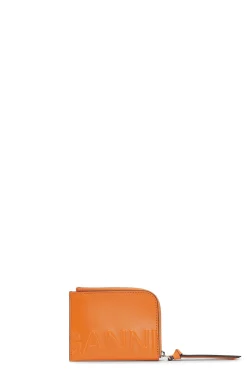 Hot GANNI Banner-Kartenhalter Vibrant Orange