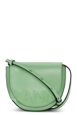 Outlet GANNI Banner-Nano-Satteltasche Peapod