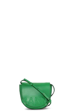 Sale GANNI Banner-Nano-Satteltasche Kelly Green