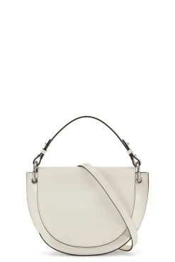 Cheap GANNI Banner-Satteltasche Egret