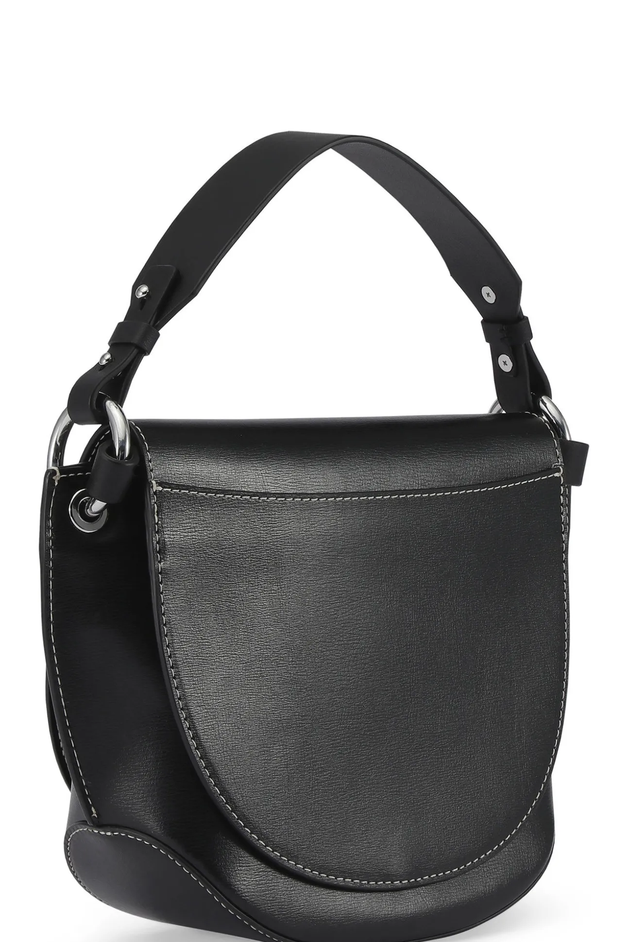 Online GANNI Banner-Satteltasche Black