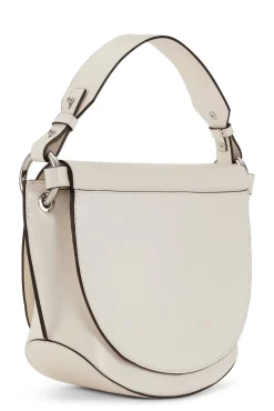 Cheap GANNI Banner-Satteltasche Egret