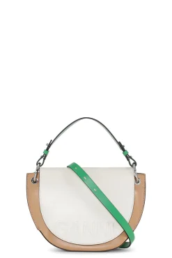 Cheap GANNI Banner-Satteltasche Mit Colorblock Egret