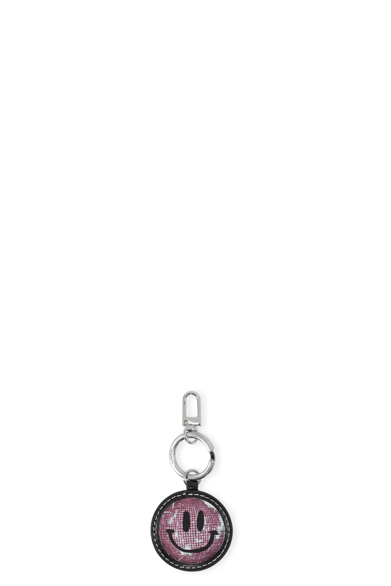 Fashion GANNI Banner-Smiley-Schlusselanhanger Black