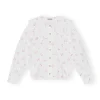 Store GANNI Bedrucktes Hemd Mit Ruschenkragen Aus Cotton Seedpearl