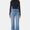 Fashion GANNI Beksi Jeans Mid Blue Vintage