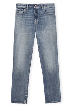Fashion GANNI Beksi Jeans Mid Blue Vintage