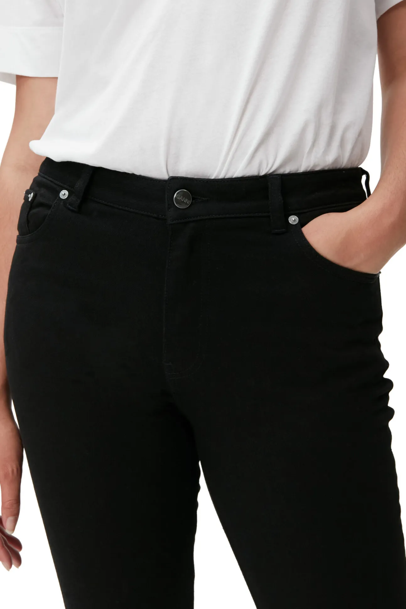 Flash Sale GANNI Beksi Jeans Black/Black
