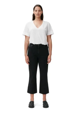 Clearance GANNI Betzy Jeans Washed Black/Black