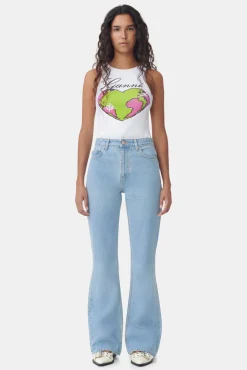 Fashion GANNI Betzy Jeans Light Blue Stone