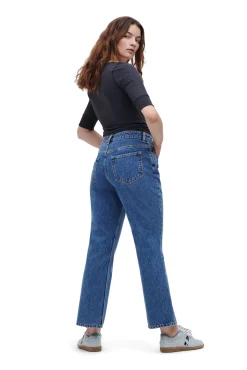 Cheap GANNI Betzy Jeans Mid Blue Stone