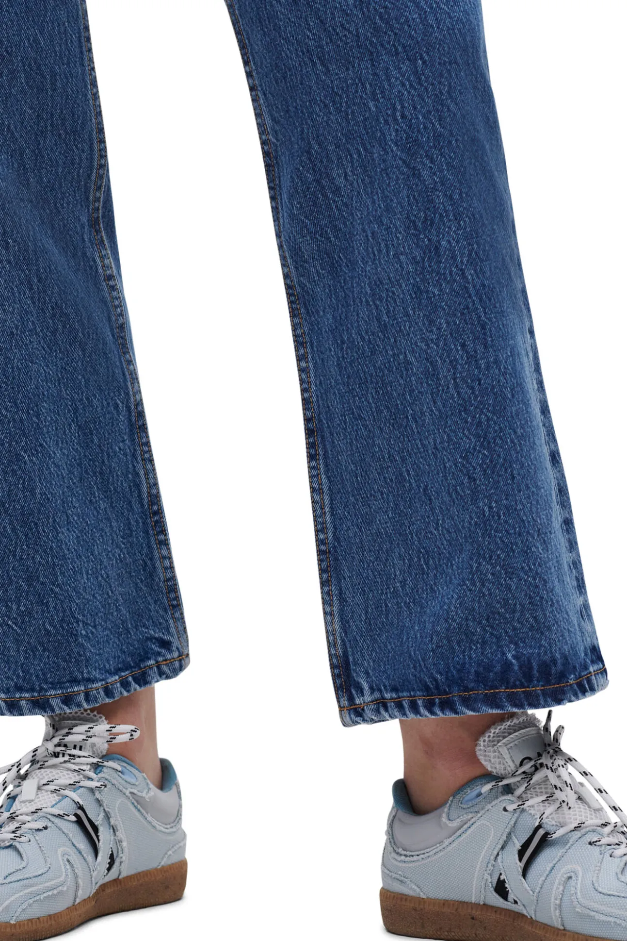 Cheap GANNI Betzy Jeans Mid Blue Stone