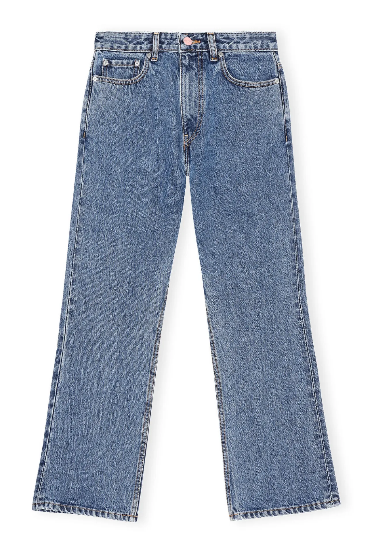 Cheap GANNI Betzy Jeans Mid Blue Stone
