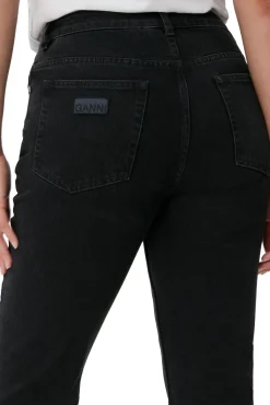 Clearance GANNI Betzy Jeans Washed Black/Black