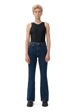 Store GANNI Betzy Jeans Dark Blue Stone