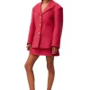 Discount GANNI Blazer Aus Wool Fiery Red