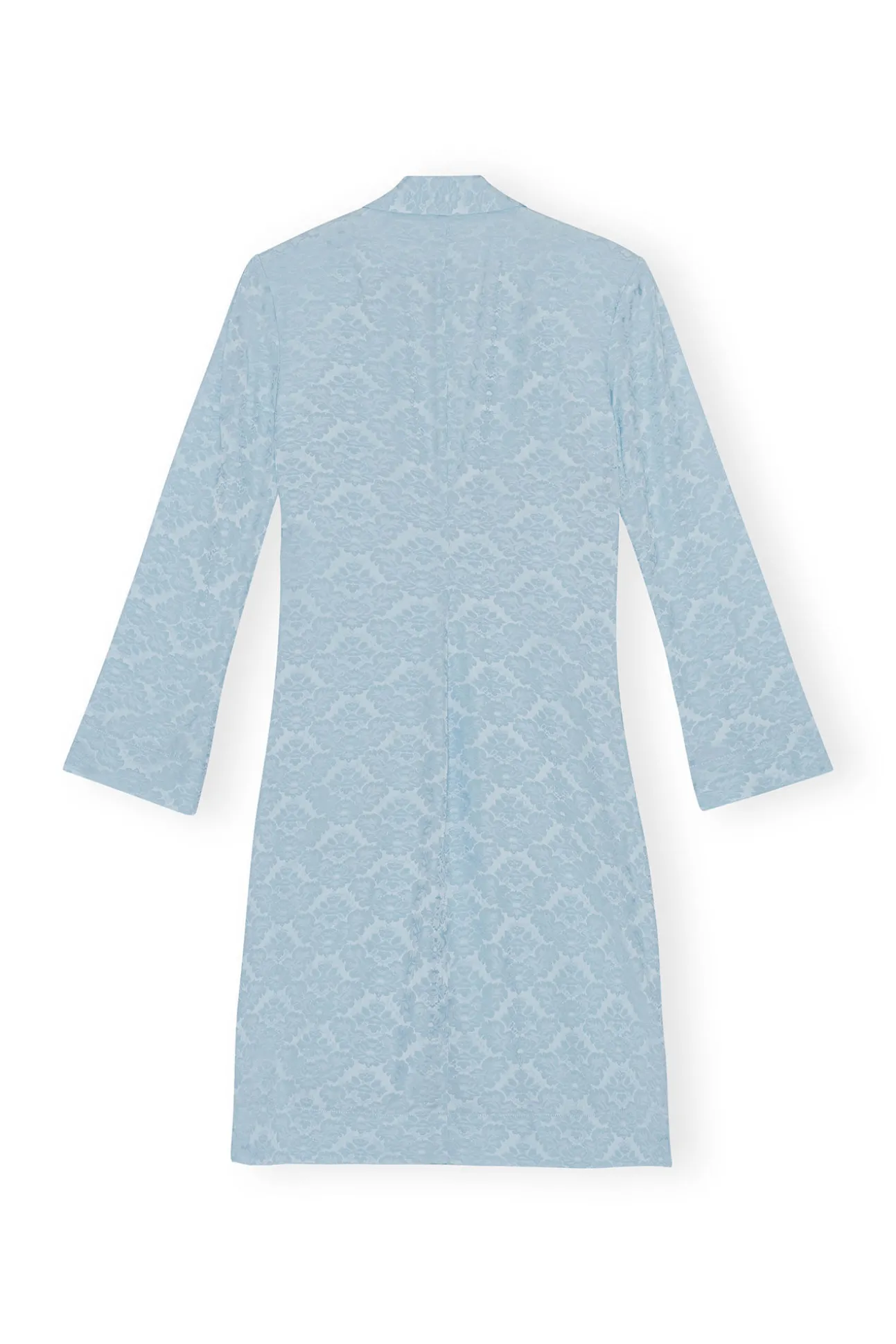 Hot GANNI Blazerkleid Aus Viscose-Jacquard Corydalis Blue