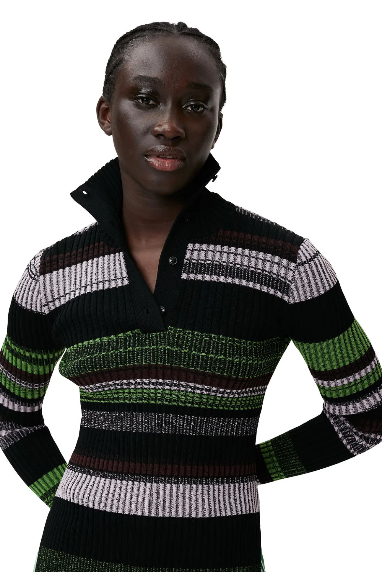 Cheap GANNI Bluse Mit Knopfen Multicolour