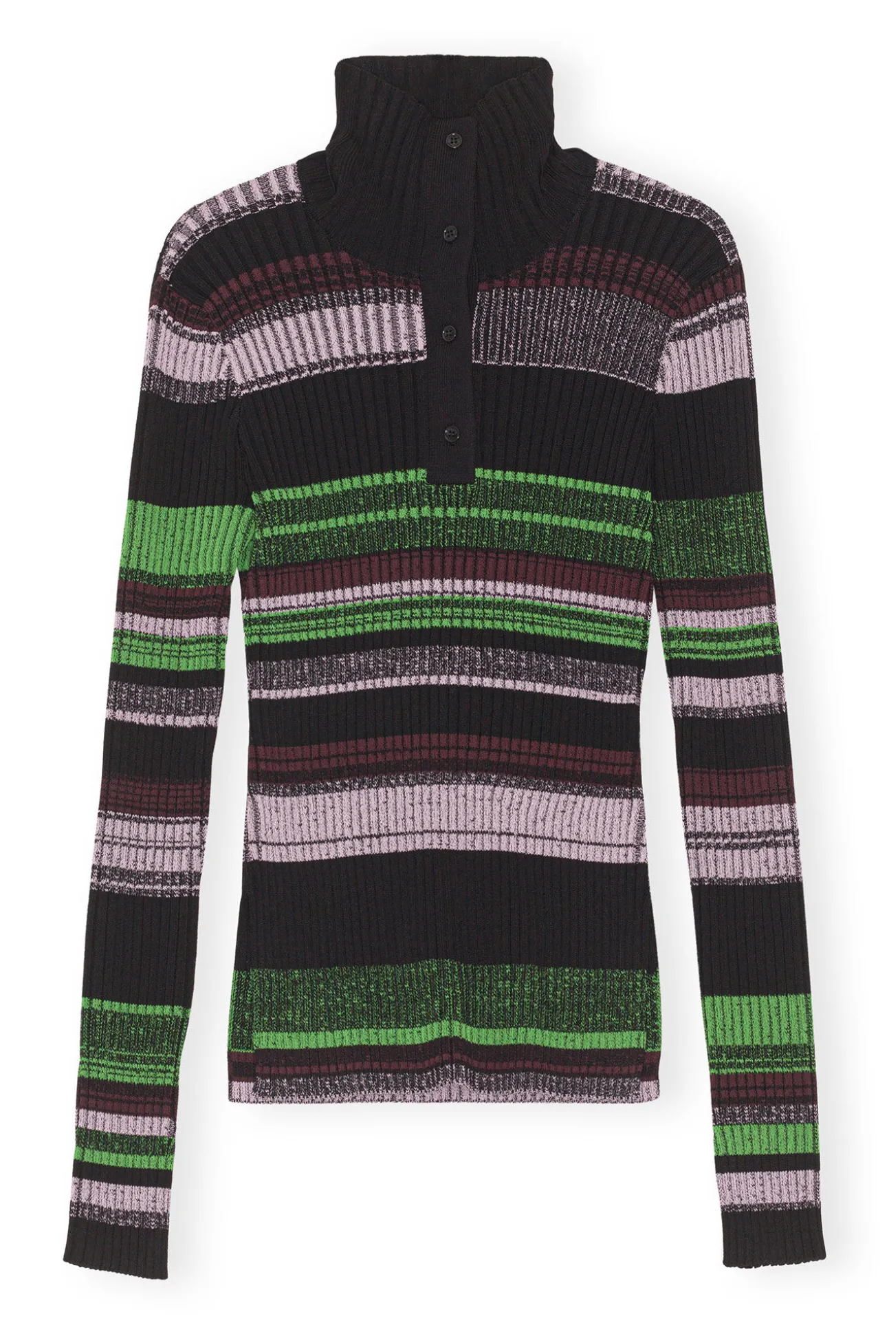 Cheap GANNI Bluse Mit Knopfen Multicolour