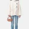 Flash Sale GANNI Boucle-Wool-Schulterjacke Egret