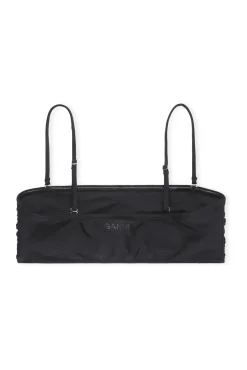 Outlet GANNI Bralette-Bikinioberteil Black