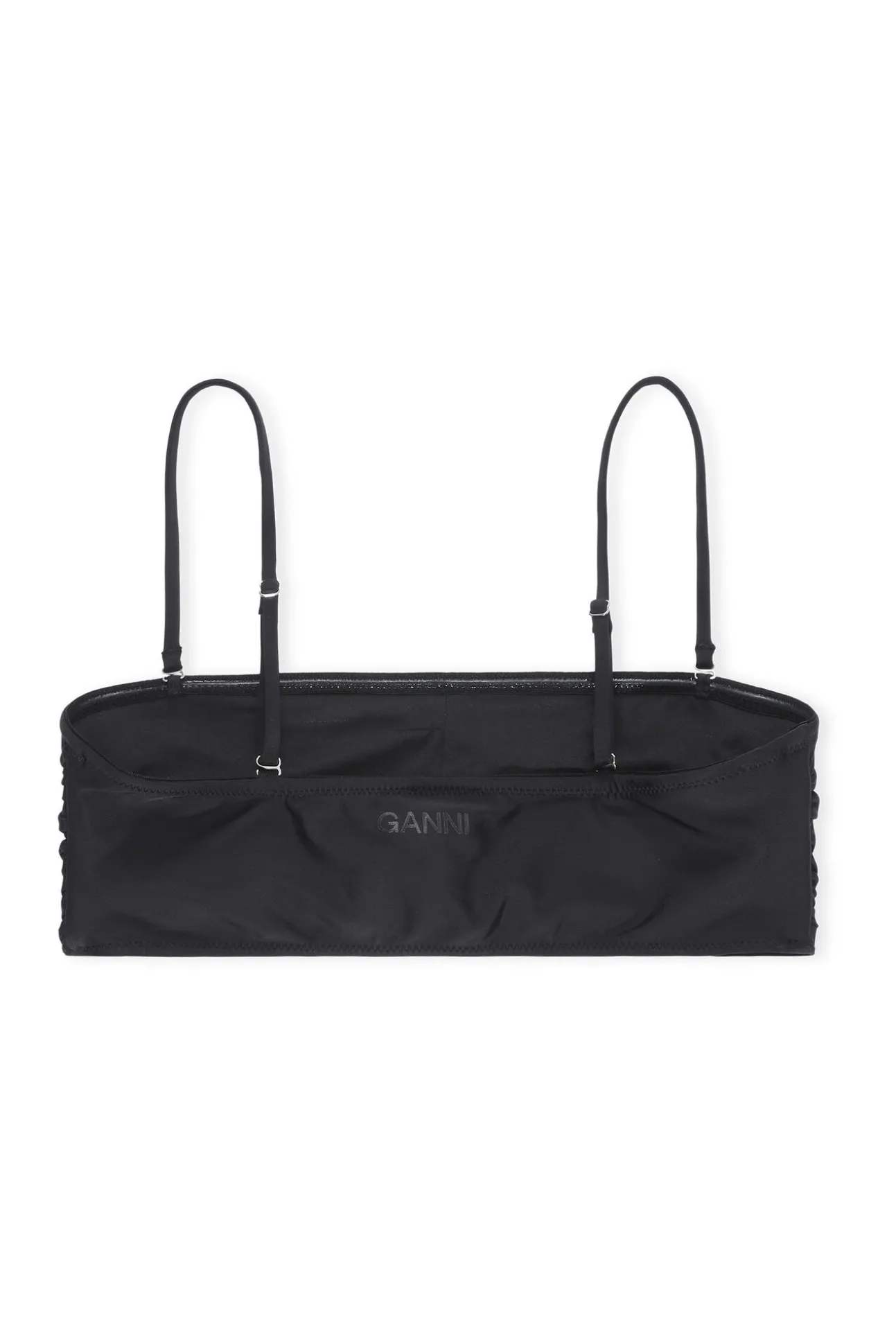 Outlet GANNI Bralette-Bikinioberteil Black