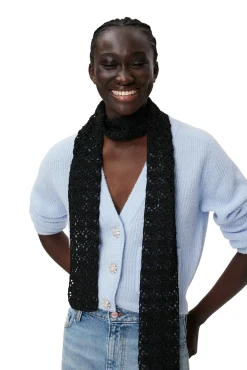 Best Sale GANNI Cardigan Aus Weicher Wolle Brunnera Blue