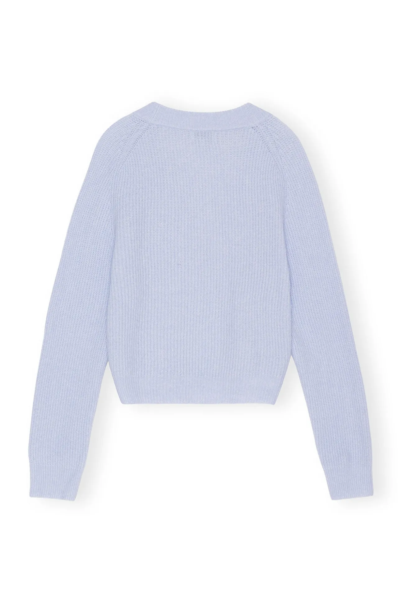 Best Sale GANNI Cardigan Aus Weicher Wolle Brunnera Blue