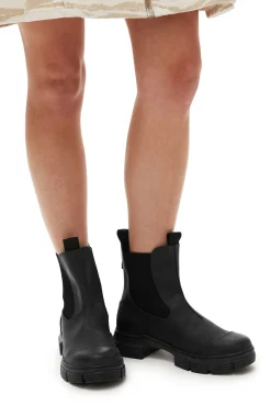 Shop GANNI City Boot Black