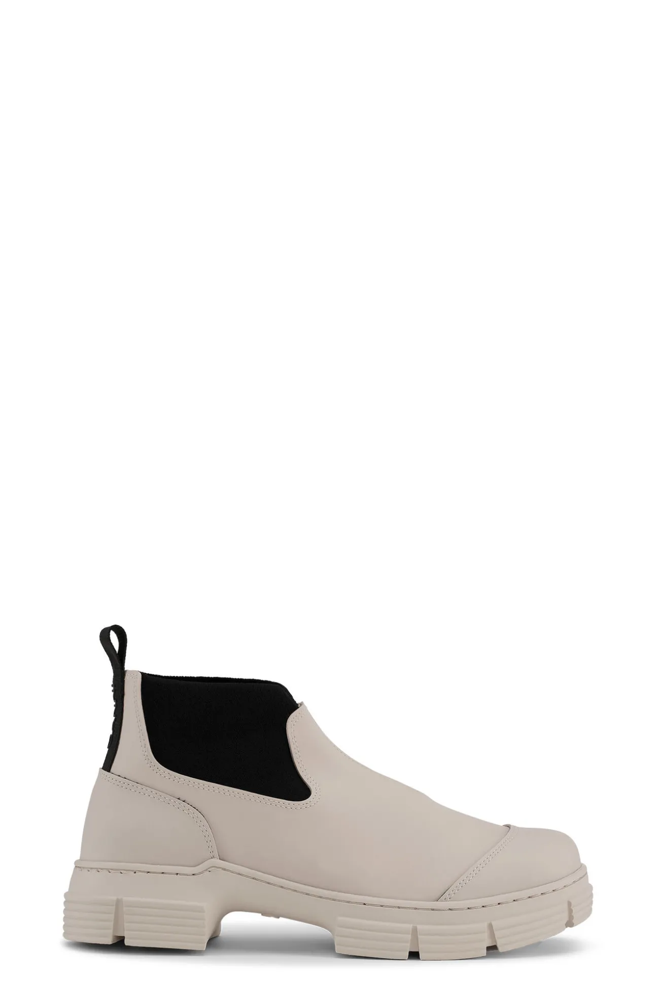 Best Sale GANNI City-Stiefeletten Aus Rubber Oyster Gray