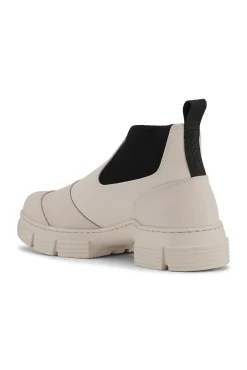 Best Sale GANNI City-Stiefeletten Aus Rubber Oyster Gray