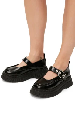 Cheap GANNI Creepers-Mary-Jane Black