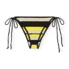Discount GANNI Crochet String Bikini Briefs Golden Kiwi